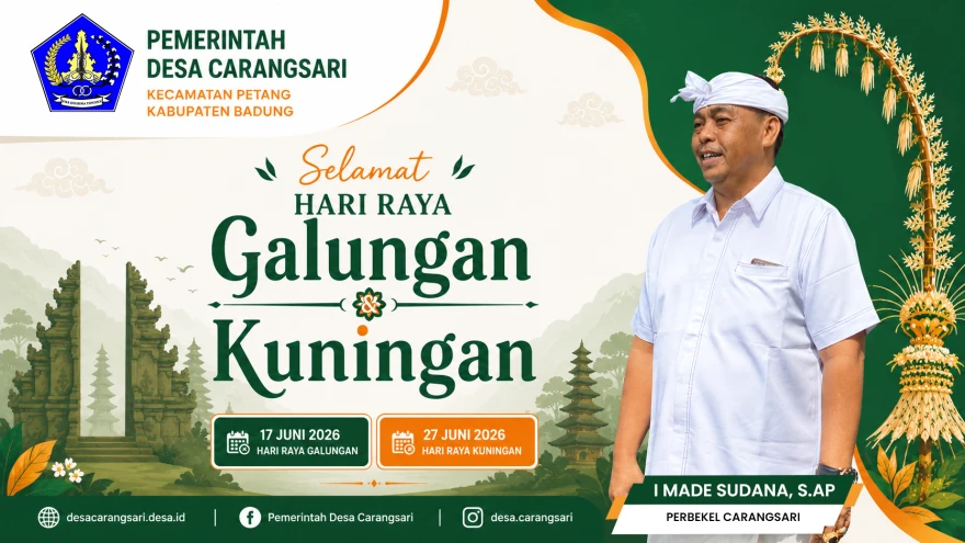 Selamat Hari Raya Galungan dan Kuningan Tahun 2026