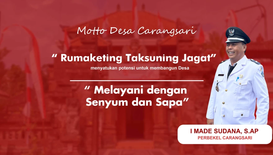Motto Desa Carangsari Baru